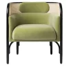 Gebrüder Thonet Vienna GmbH (GTV) – Wiener GTV Design Armchairs<Targa Petit Green Velvet Armchair by GamFratesi