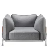Ghidini 1961 Armchairs<Tasca Gray Fabric Armchair