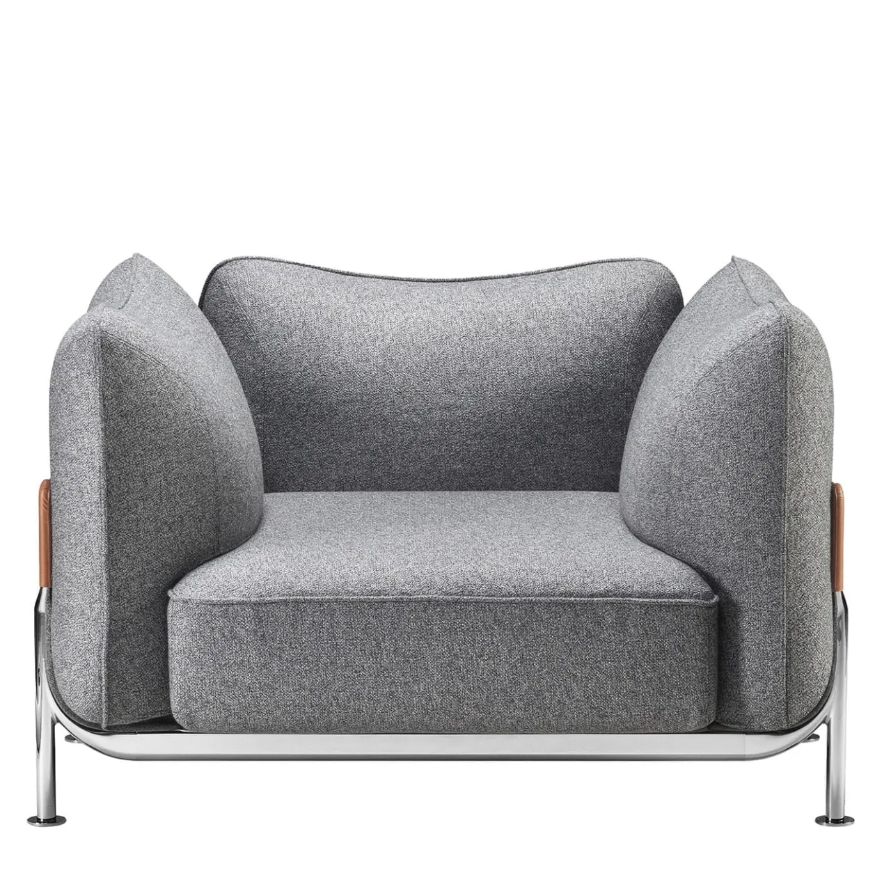 Ghidini 1961 Armchairs<Tasca Gray Fabric Armchair