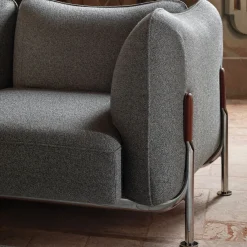 Ghidini 1961 Armchairs<Tasca Gray Fabric Armchair