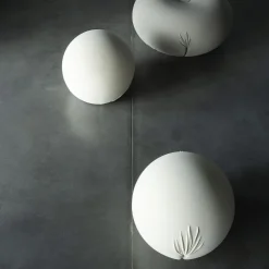 Baleri Italia Ottomans & Poufs<Tatino White Pouf in Technical Fabric