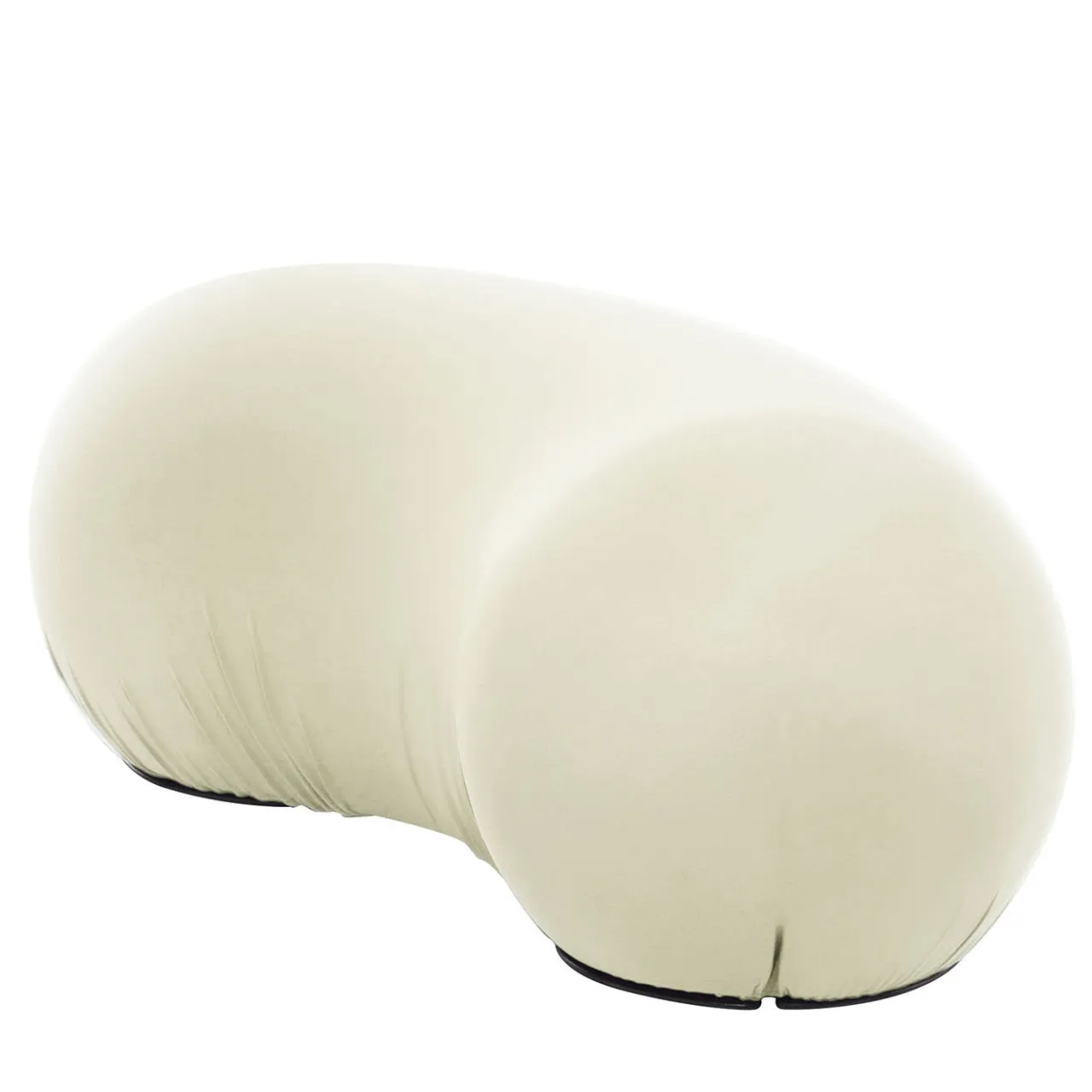 Baleri Italia Ottomans & Poufs<Tato Bean White Pouf in Technical Fabric