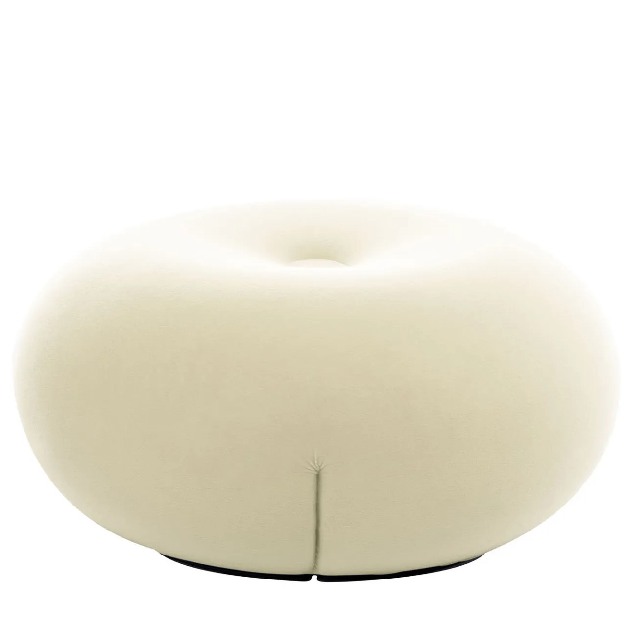 Baleri Italia Ottomans & Poufs<Tatone White Pouf in Technical Fabric
