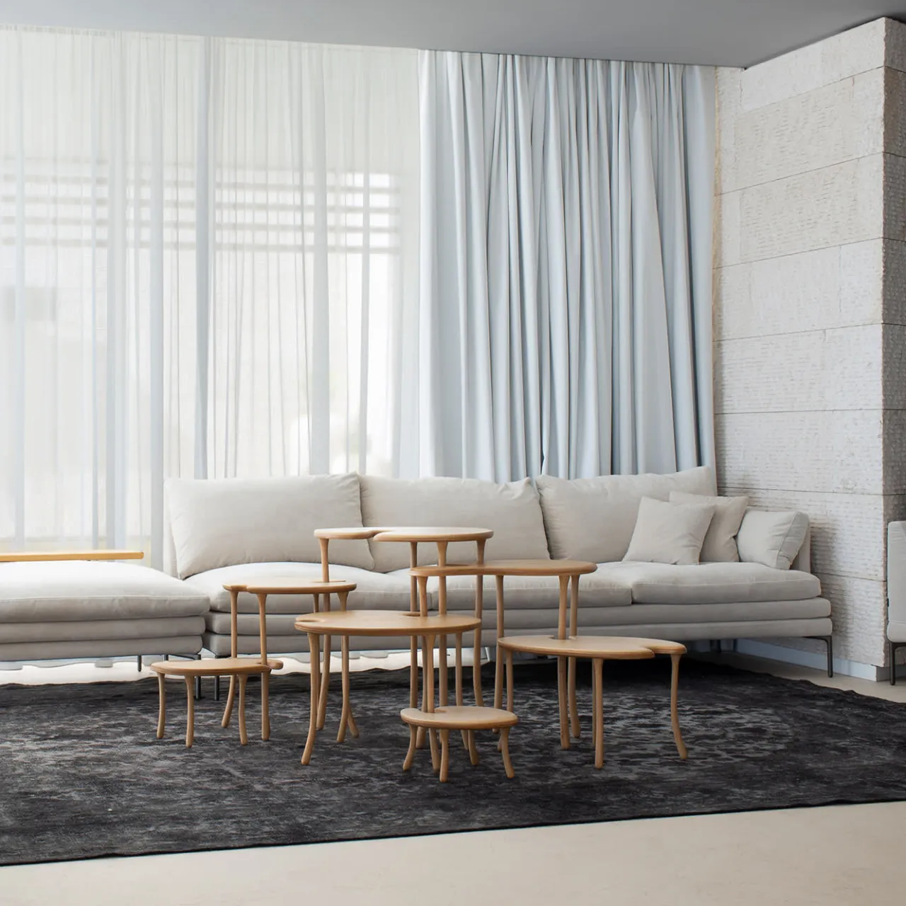 Orografie Nesting Tables<Tavo A2 Modular Set of 3 Coffee Tables Limited Edition
