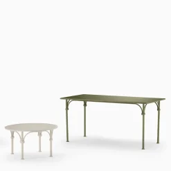 Dante Negro Outdoor Coffee Tables<Tavolario Wrought Iron White Round Coffee Table