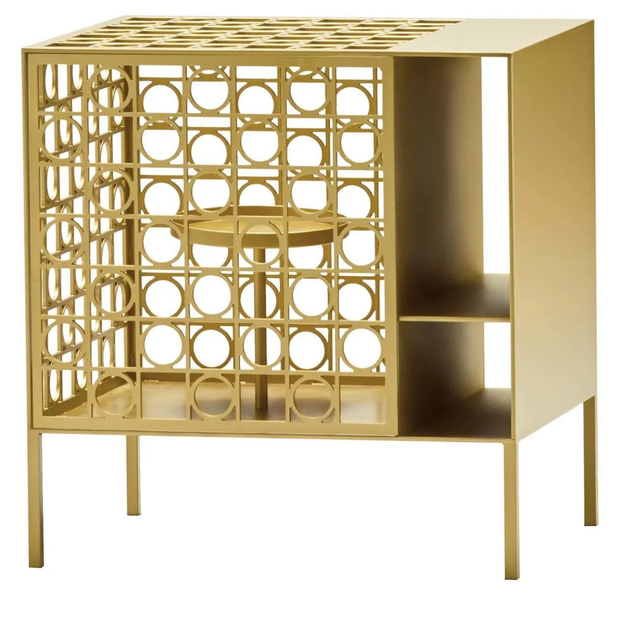 Da A Cabinets<Teca Small Golden Cabinet