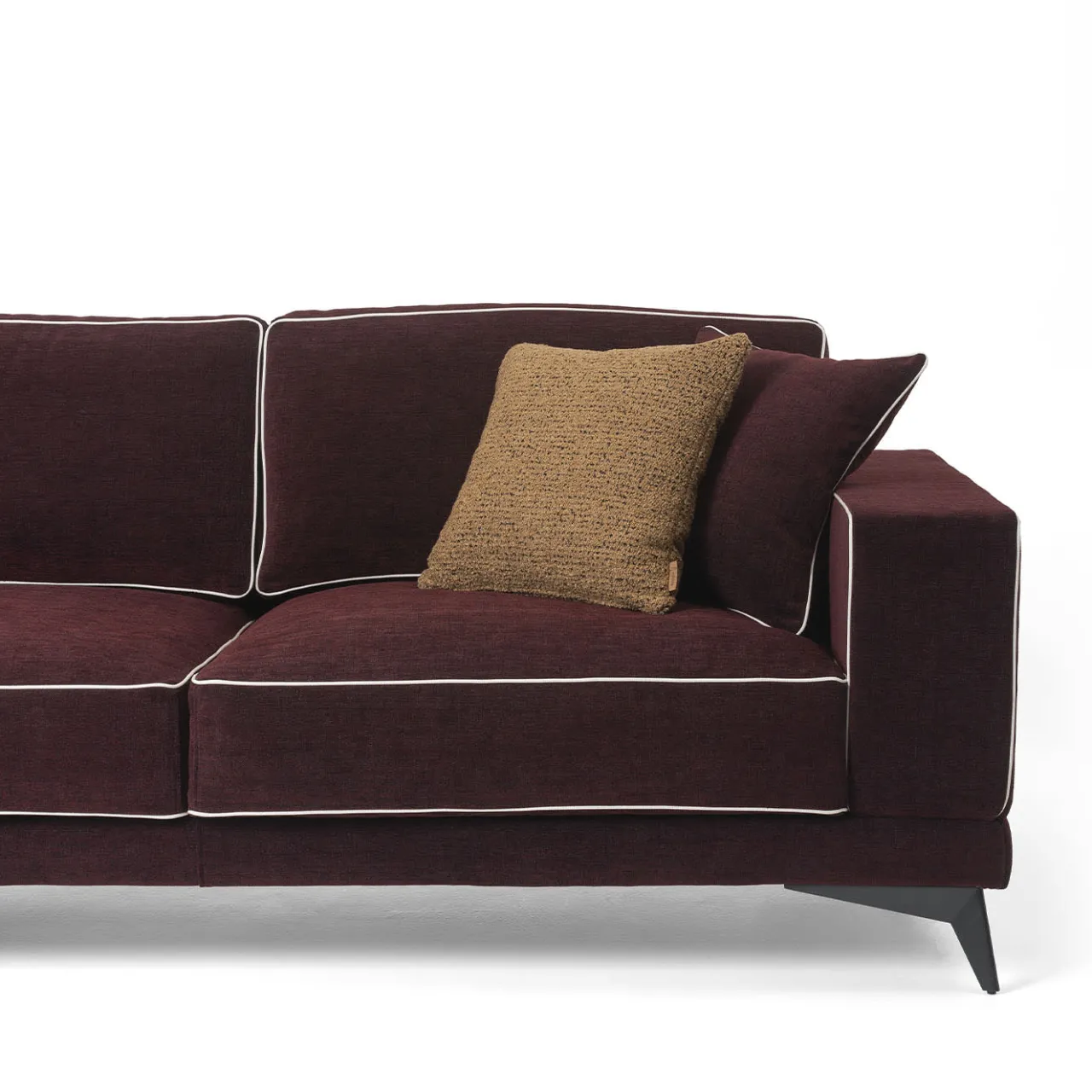 Mantellassi 1926 Sofas<Tesla bordeaux sofa with chaise longue