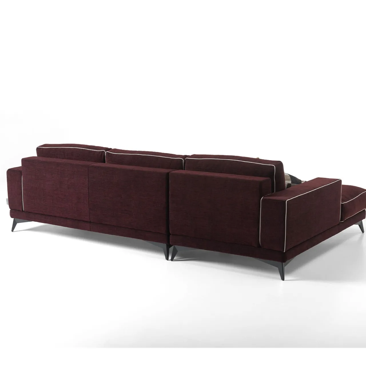 Mantellassi 1926 Sofas<Tesla bordeaux sofa with chaise longue