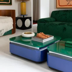 Softhouse Coffee Tables<Thelma & Louise Square Blue Coffee Table