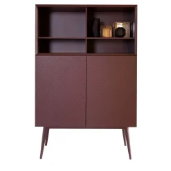 Barba Design Cabinets<Tiles Maroon Tall Cabinet