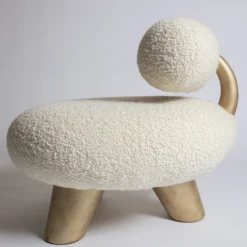Pietro Franceschini Armchairs<Tomyris Three-Legged White Armchair