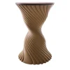 Elli Stools<Tork Beige Twisted Stool and Mini Side Table