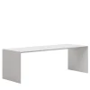 Marco Ripa Outdoor Dining Tables<Touch Me White Iron Outdoor Desk