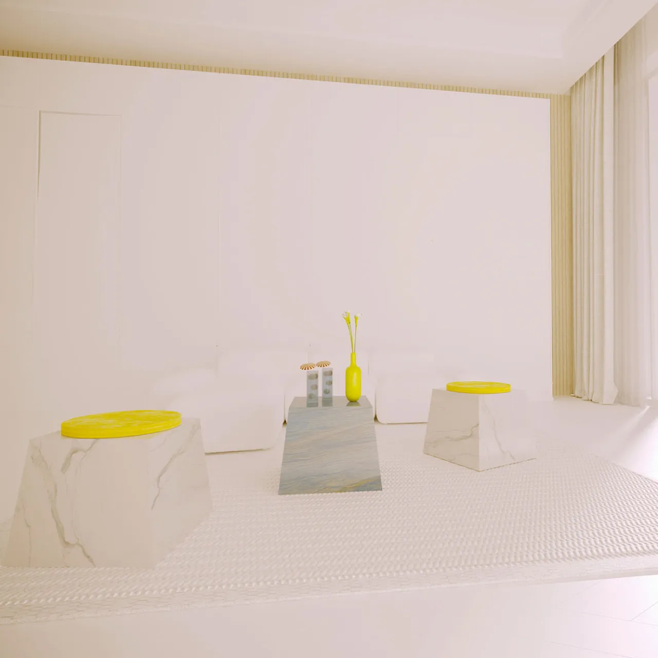 Dimarmo Side Tables<Trape Carrara Side Table by Sissy Daniele