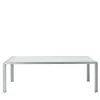 Baleri Italia Dining Tables<T-Table Rectangular Aluminum and Glass Table
