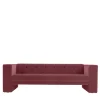 Domingo Salotti Sofas<Tubby Red Tufted Sofa