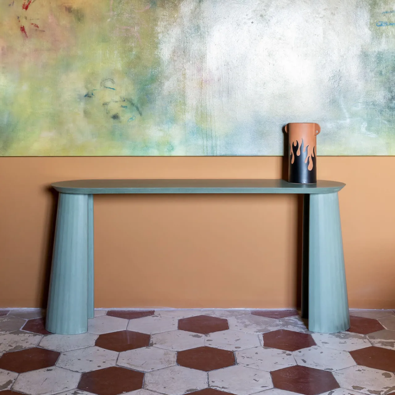 Forma & Cemento Consoles<Ultramarine Fusto Console Table I