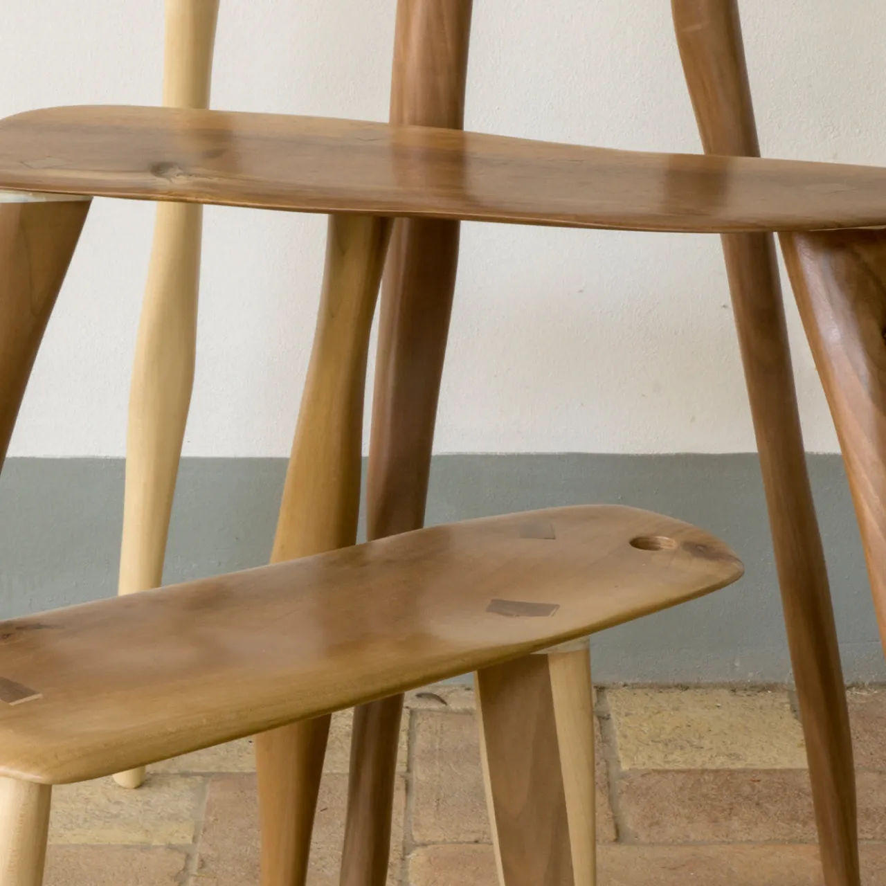 Tommaso Garavini Nesting Tables<Unstable Set of 3 Side Tables