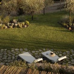 Bronzetto Outdoor Chaises & Daybeds<Upholstered Iron Sun Lounger