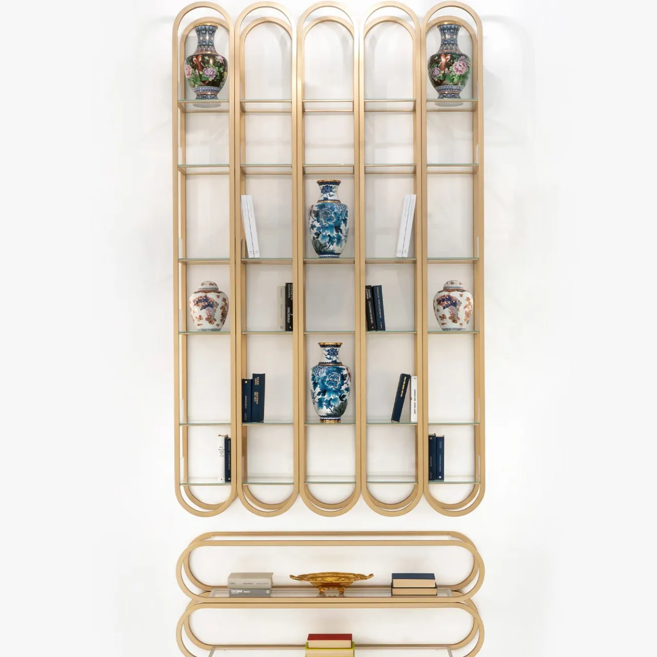 CG Capelletti Bookcases<VERTICAL METAL BOOKCASE