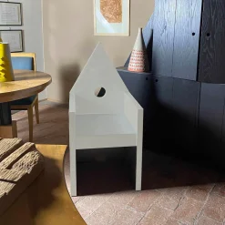 Meccani Design Lounge Chairs<Vescovina Light Gray Armchair by Lanfranco Benvenuti