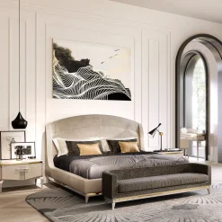 A.R. Arredamenti Beds<Victor Ivory Bed