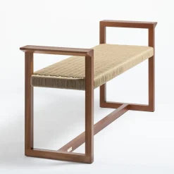 Giordano Viganò Benches<Vitruvio Solid Mahogany Bench