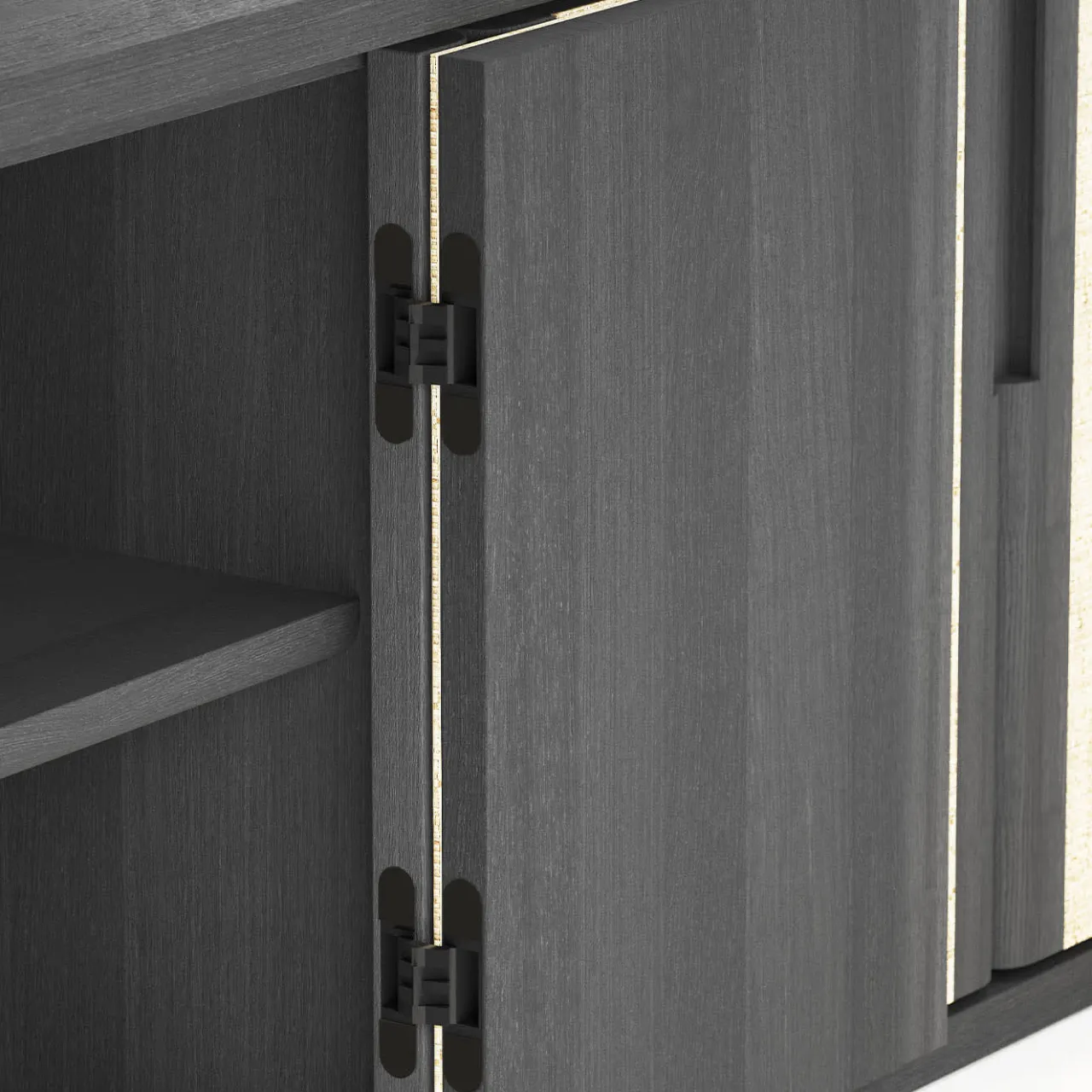 Giopagani Sideboards Buffets<Vittorio Miel Natural Raphia Sideboard