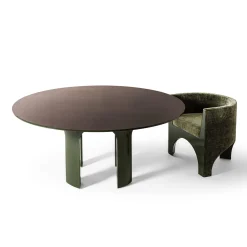 Fratelli Boffi Chairs<Volta Curve Green Velvet Chair by Storagemilano