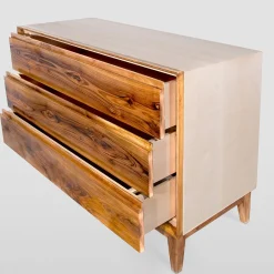 Ebanisteria Roberto Gambella Dressers<Walnut 3-Drawer Dresser