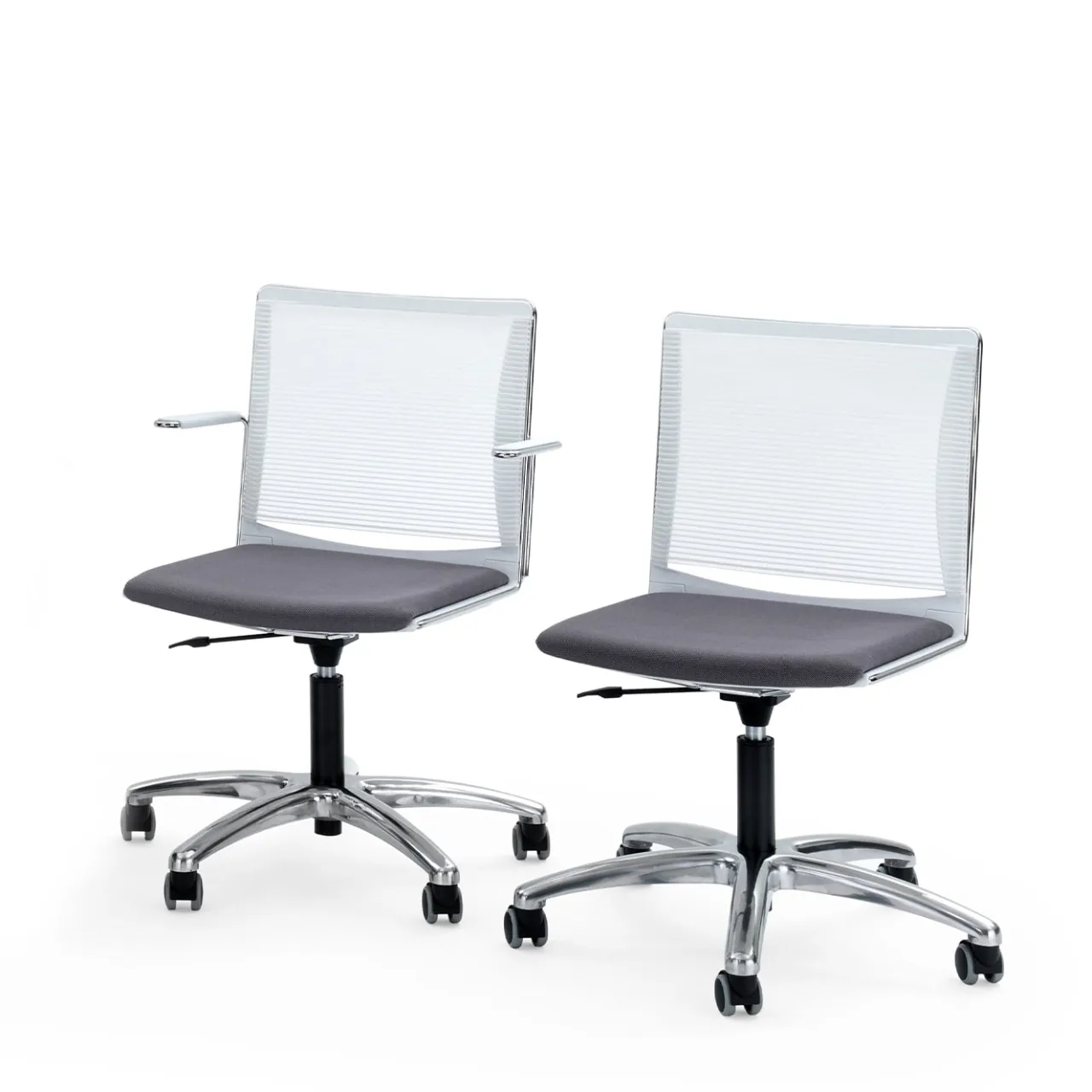 Viganò & C. Office Chairs<WINNER anthracite MEETING CHAIR #2