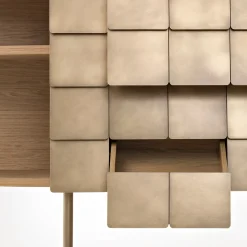 De Castelli Sideboards Buffets<Yoroi Brass Sideboard by Alessandro Masturzo