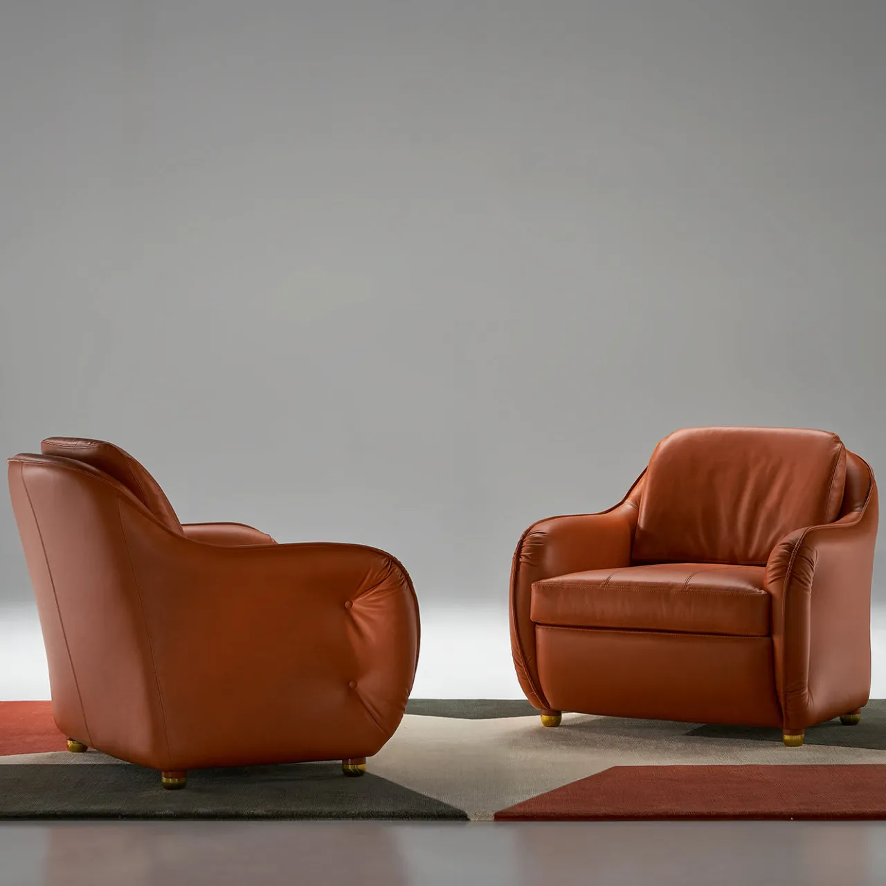 Bedding Atelier Armchairs<Zana Brown Leather Armchair