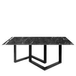 La Sartoria del Marmo by Lombardi Marmi Dining Tables<Zannone Black Marquina Dining Table
