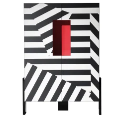 Driade Cabinets<Ziqqurat Striped Polychrome Cabinet by Lab